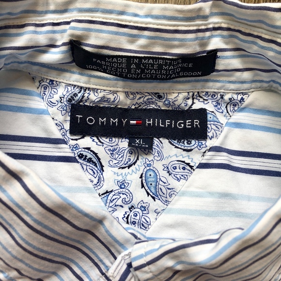 Tommy Hilfiger | Retro Striped Button Down sz XL - Picture 7 of 7